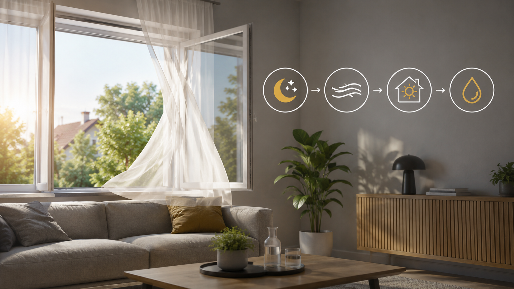 Richtig lüften im Sommer: So bleibt Ihr Zuhause angenehm kühl