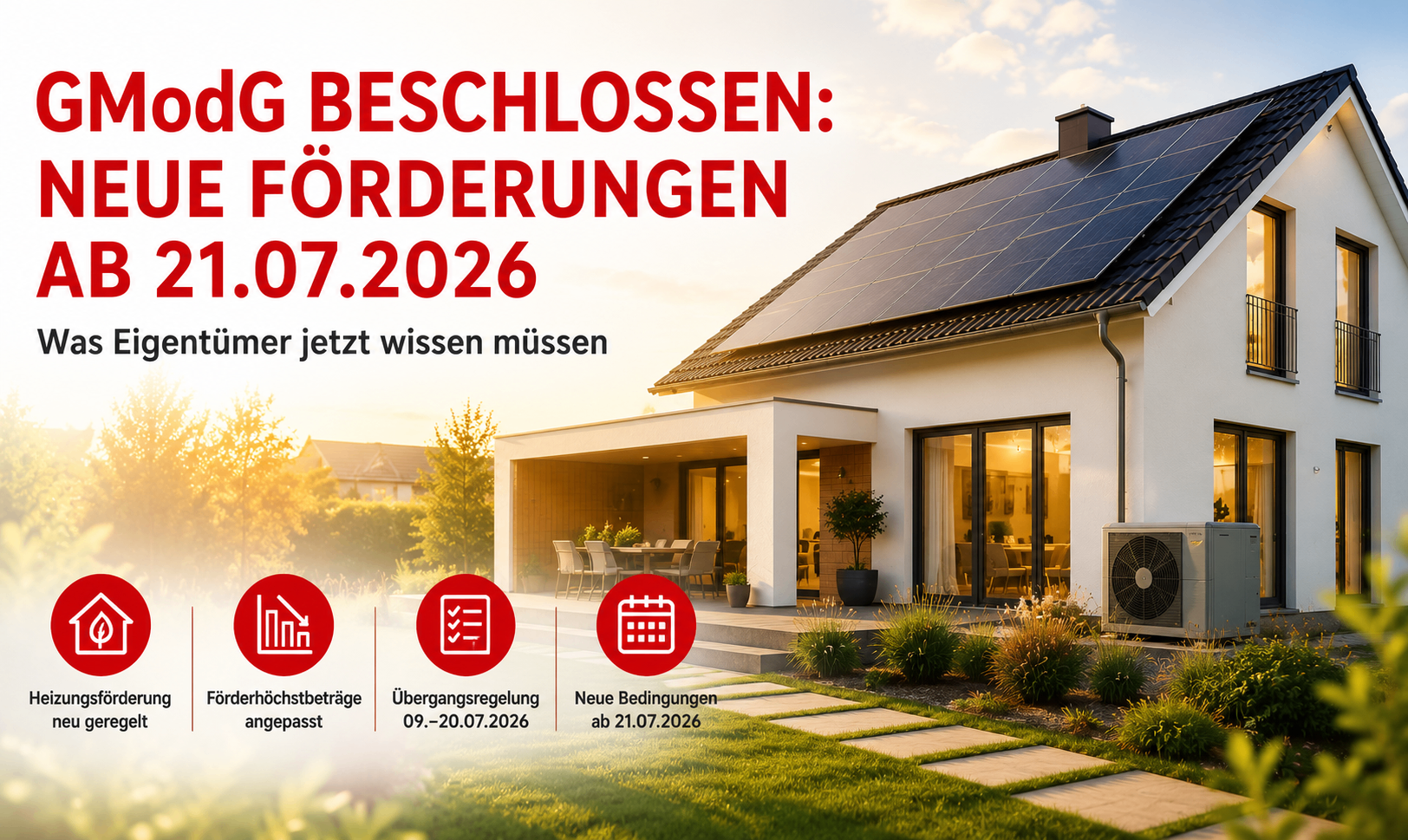 GModG beschlossen: Neue BEG-Förderungen ab 21.07.2026