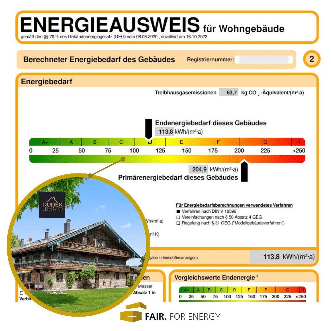 Energiebedarfsausweis Detail