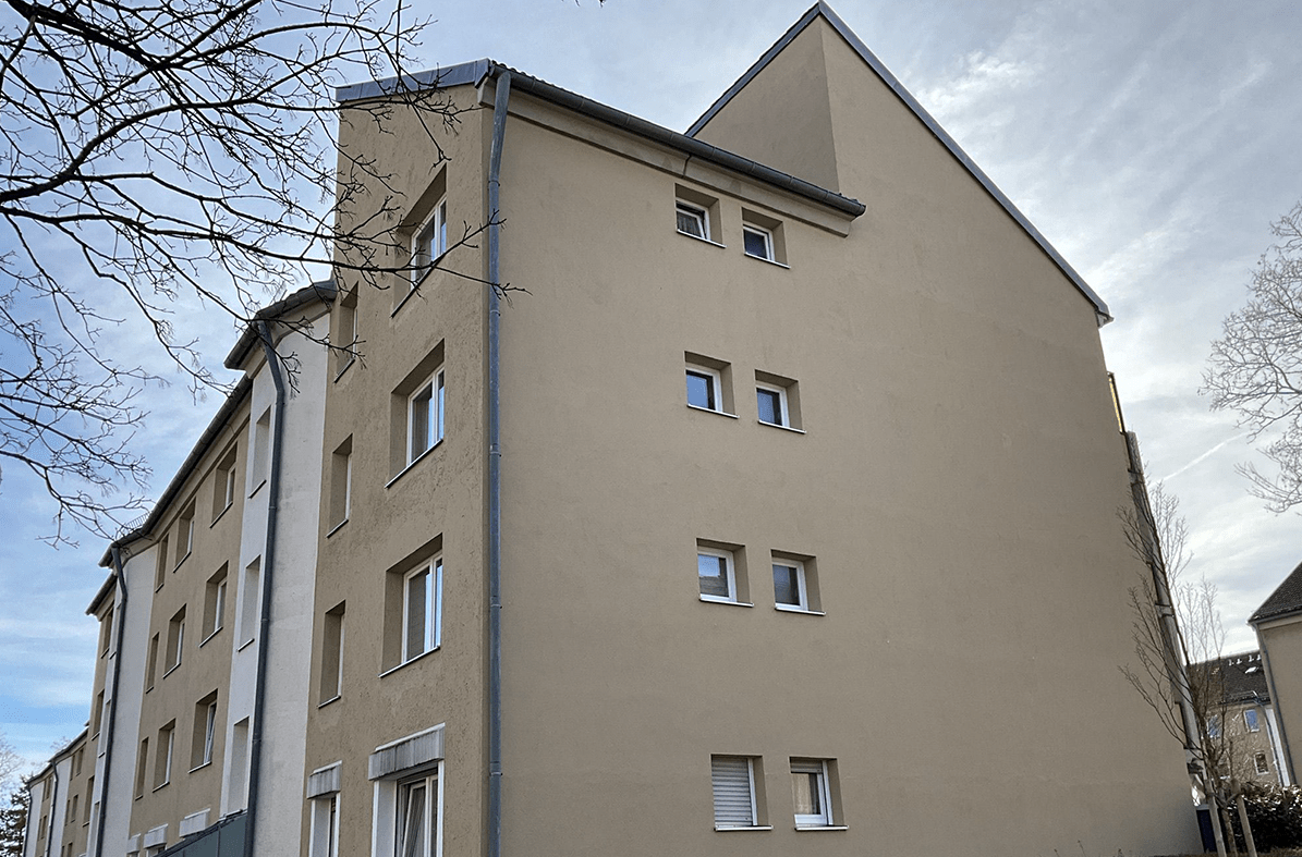 Seitenansicht Wohnanlage
