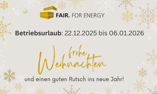 FAIR FOR ENERGY betriebsurlaub